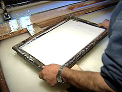 Traditional papermaking video